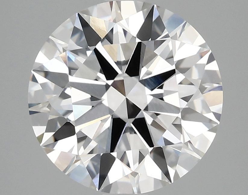 3.09 Carat Round Shaped Ideal Cut VVS2 IGI Certified Lab Grown Diamond