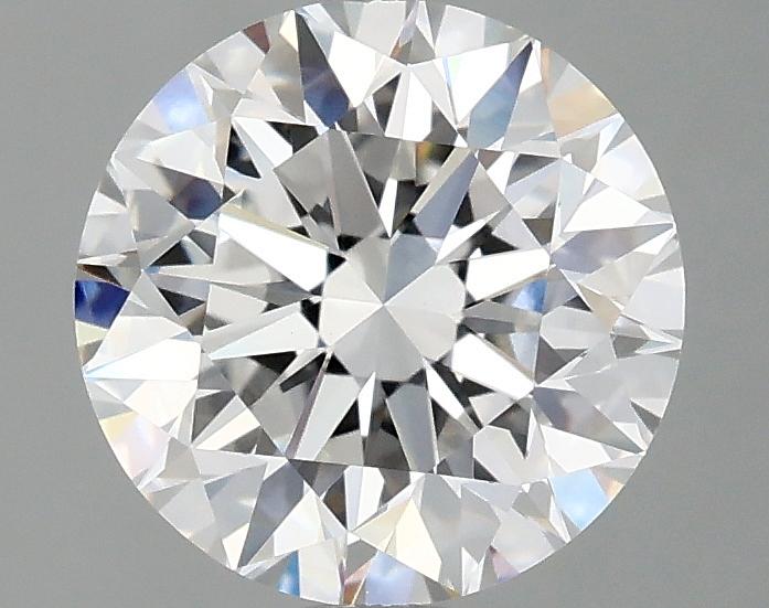 2.08 Carat Round Shaped Ideal Cut VVS2 IGI Certified Lab Grown Diamond