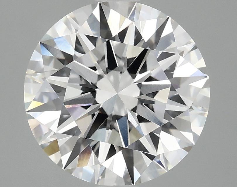 3.09 Carat Round Shaped Ideal Cut VVS2 IGI Certified Lab Grown Diamond