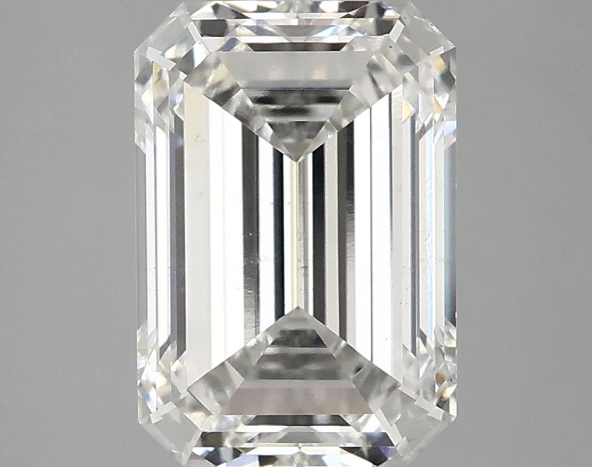 3.06 Carat Emerald Shaped Ideal Cut SI1 IGI Certified Lab Grown Diamond