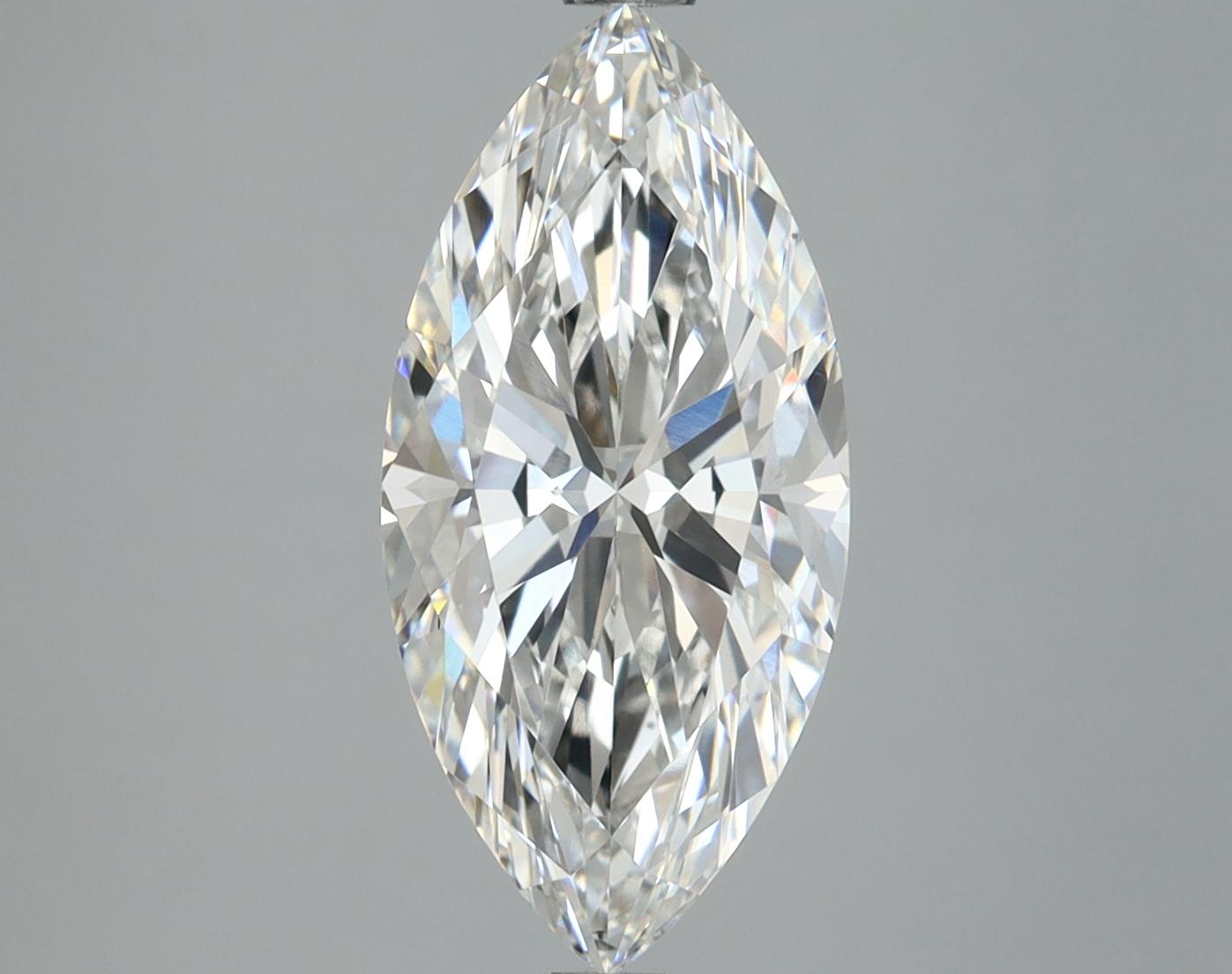 3.08 Carat Marquise Shaped Excellent Cut VS1 IGI Certified Lab Grown Diamond