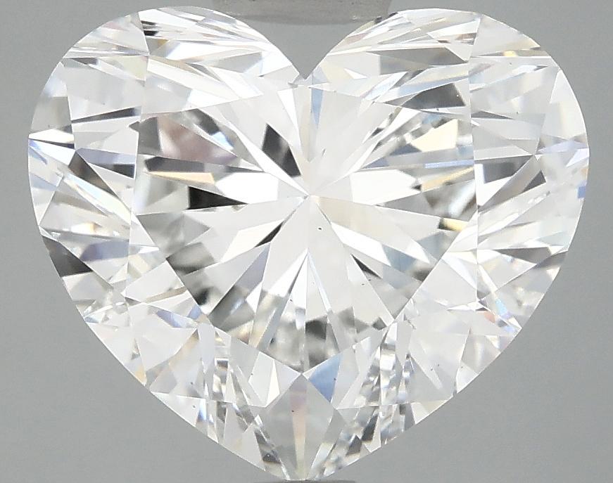 5.03 Carat Heart Shaped Ideal Cut VS2 IGI Certified Lab Grown Diamond
