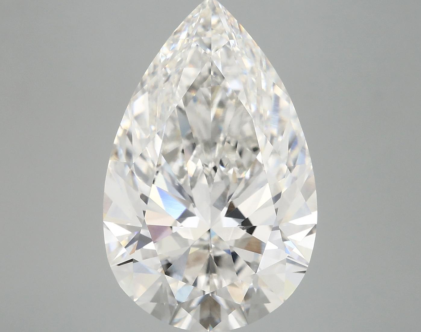 7.22 Carat Pear Shaped Ideal Cut VS1 IGI Certified Lab Grown Diamond