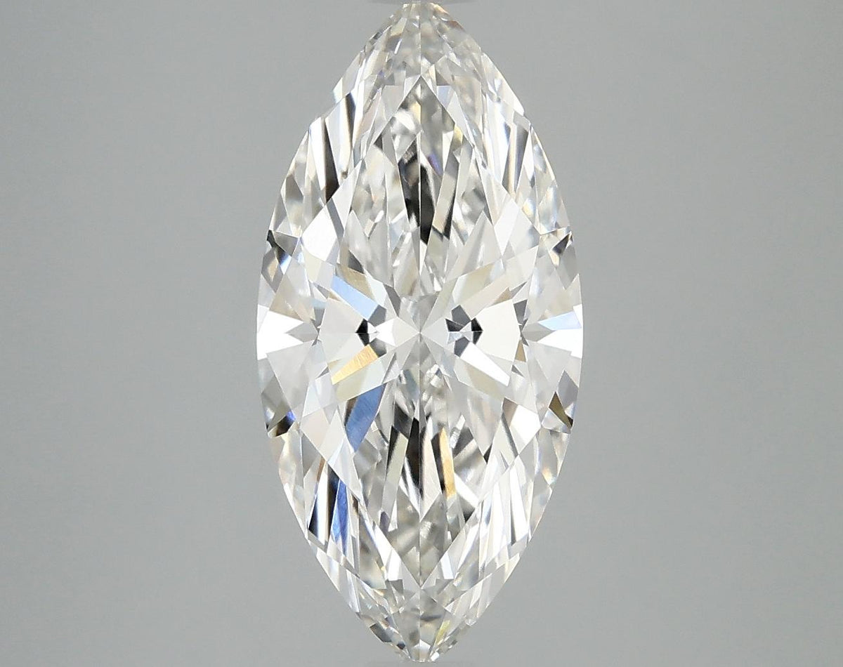 2.98 Carat Marquise Shaped Excellent Cut VVS2 IGI Certified Lab Grown Diamond