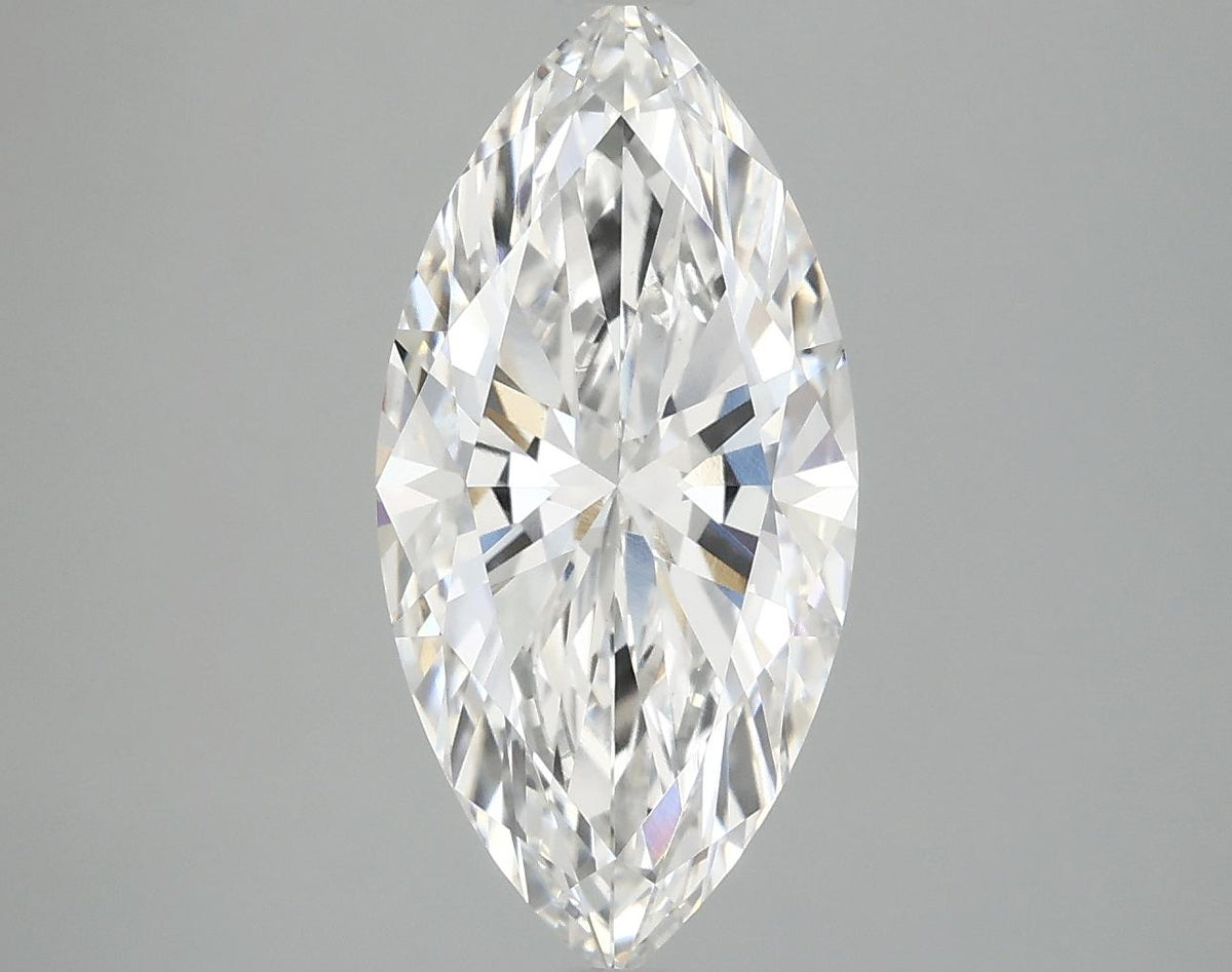3.02 Carat Marquise Shaped Excellent Cut VVS2 IGI Certified Lab Grown Diamond