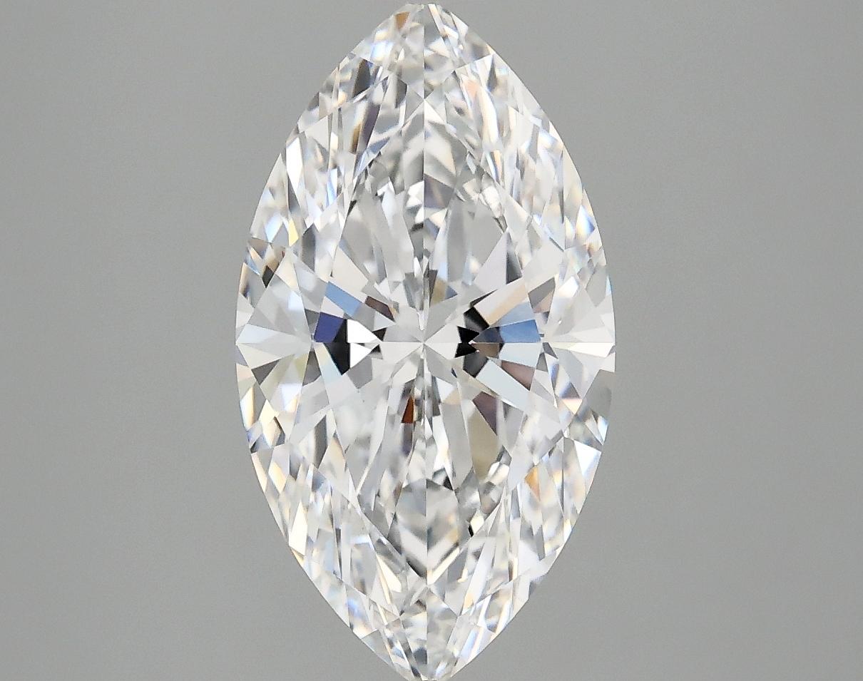 3.08 Carat Marquise Shaped Excellent Cut VVS2 IGI Certified Lab Grown Diamond