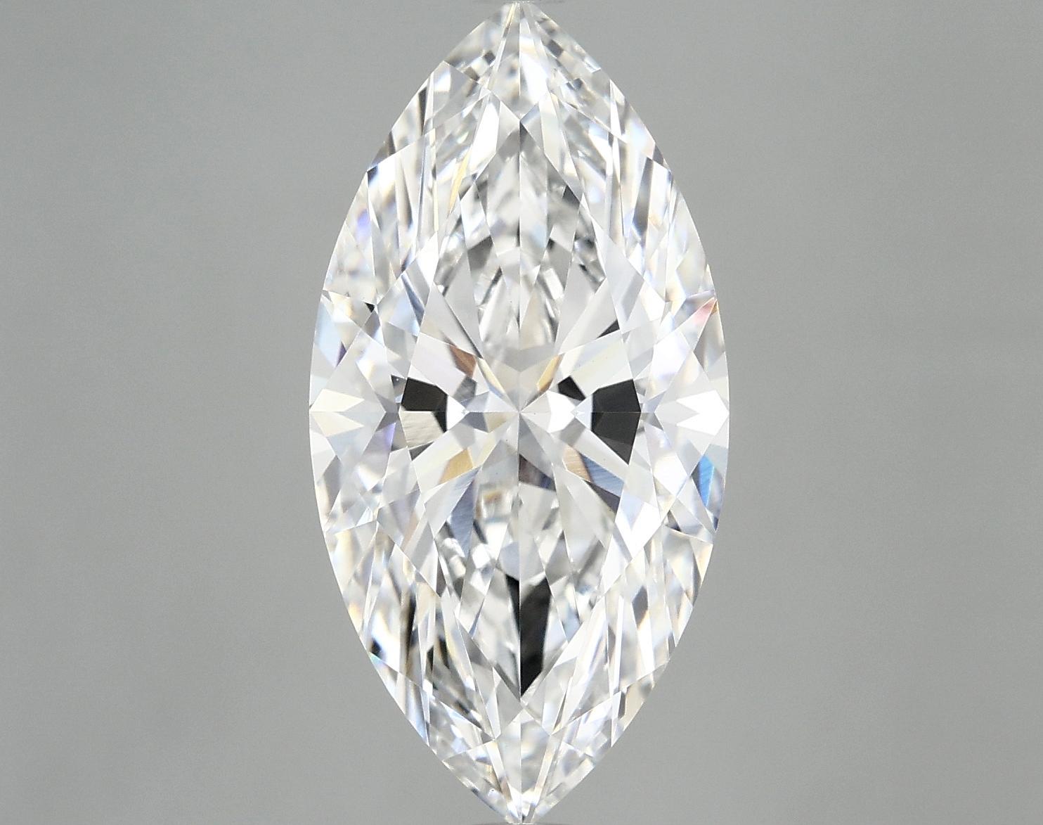 5.1 Carat Marquise Shaped Ideal Cut VVS2 IGI Certified Lab Grown Diamond
