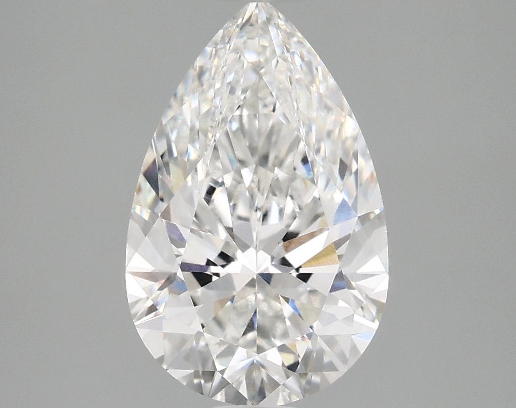 2.52 Carat Pear Shaped Ideal Cut VVS2 IGI Certified Lab Grown Diamond