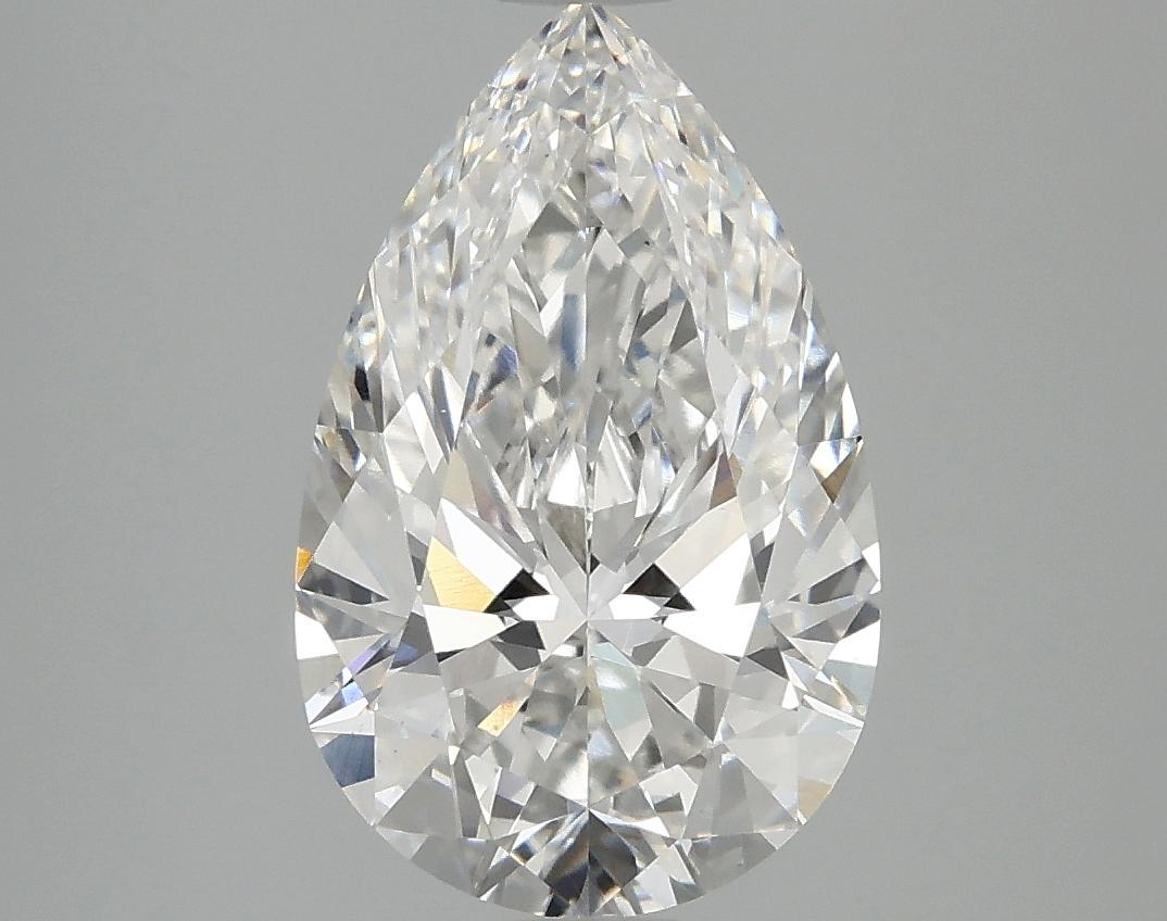 3.03 Carat Pear Shaped Ideal Cut VS1 GSI Certified Lab Grown Diamond
