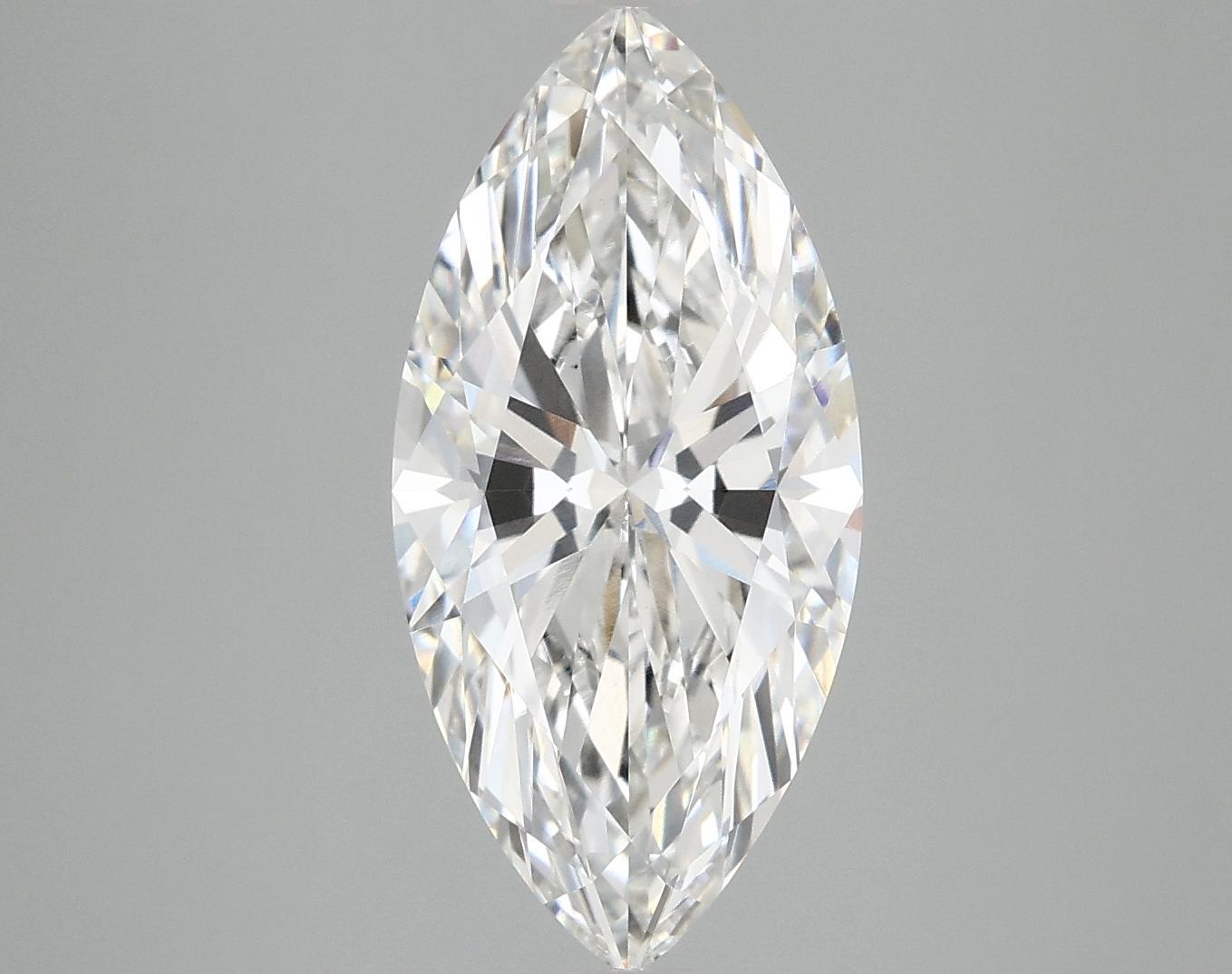 3.08 Carat Marquise Shaped Excellent Cut VS1 IGI Certified Lab Grown Diamond