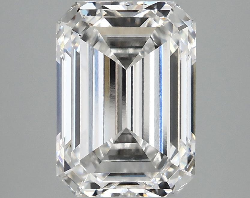 3.08 Carat Emerald Shaped Ideal Cut VVS2 IGI Certified Lab Grown Diamond
