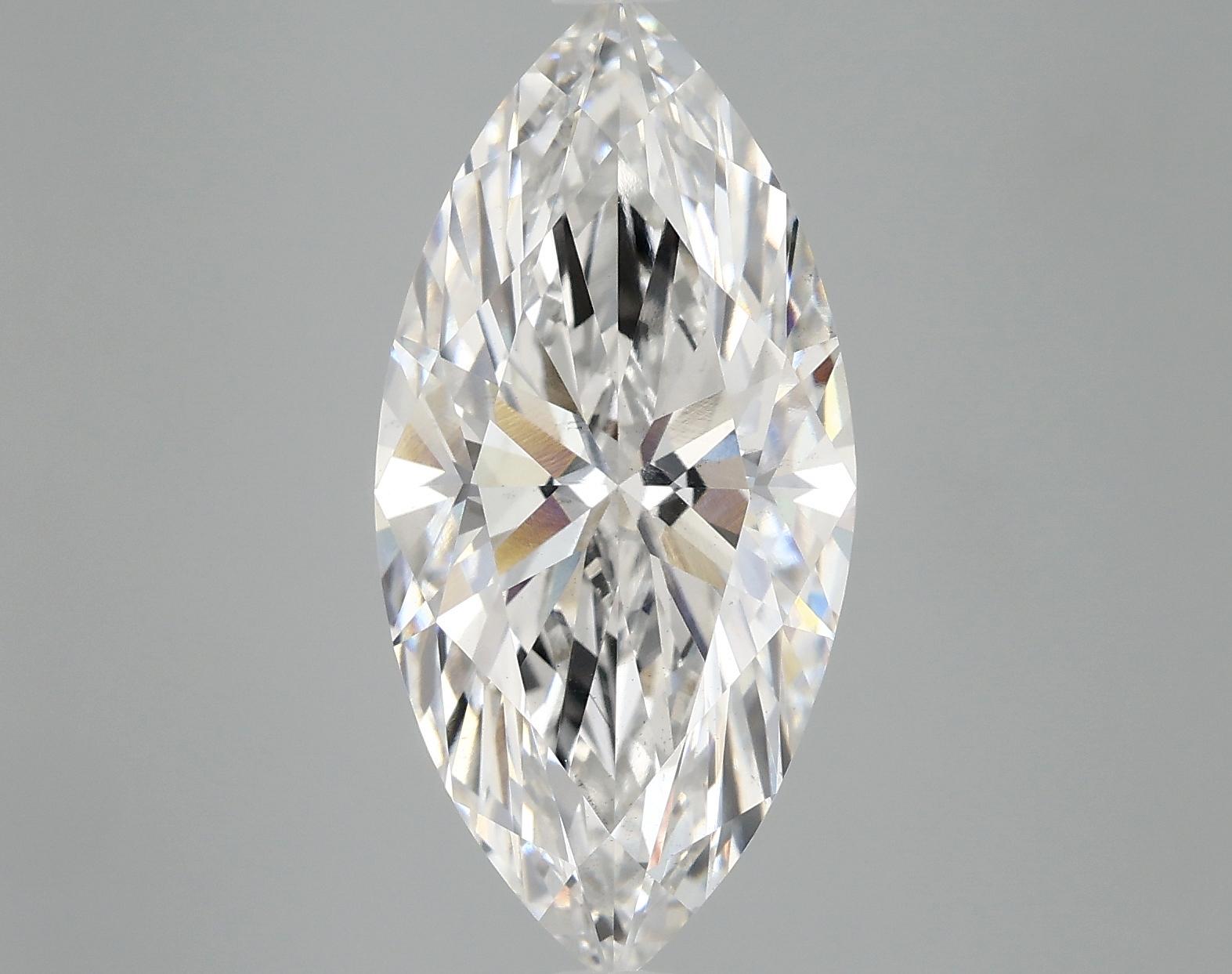 5.05 Carat Marquise Shaped Excellent Cut VS2 IGI Certified Lab Grown Diamond