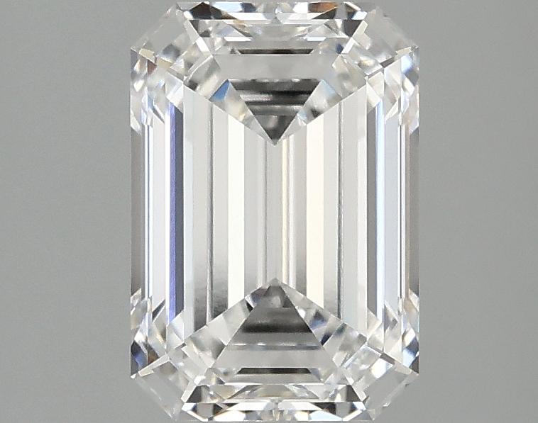 2.1 Carat Emerald Shaped Ideal Cut VS1 IGI Certified Lab Grown Diamond