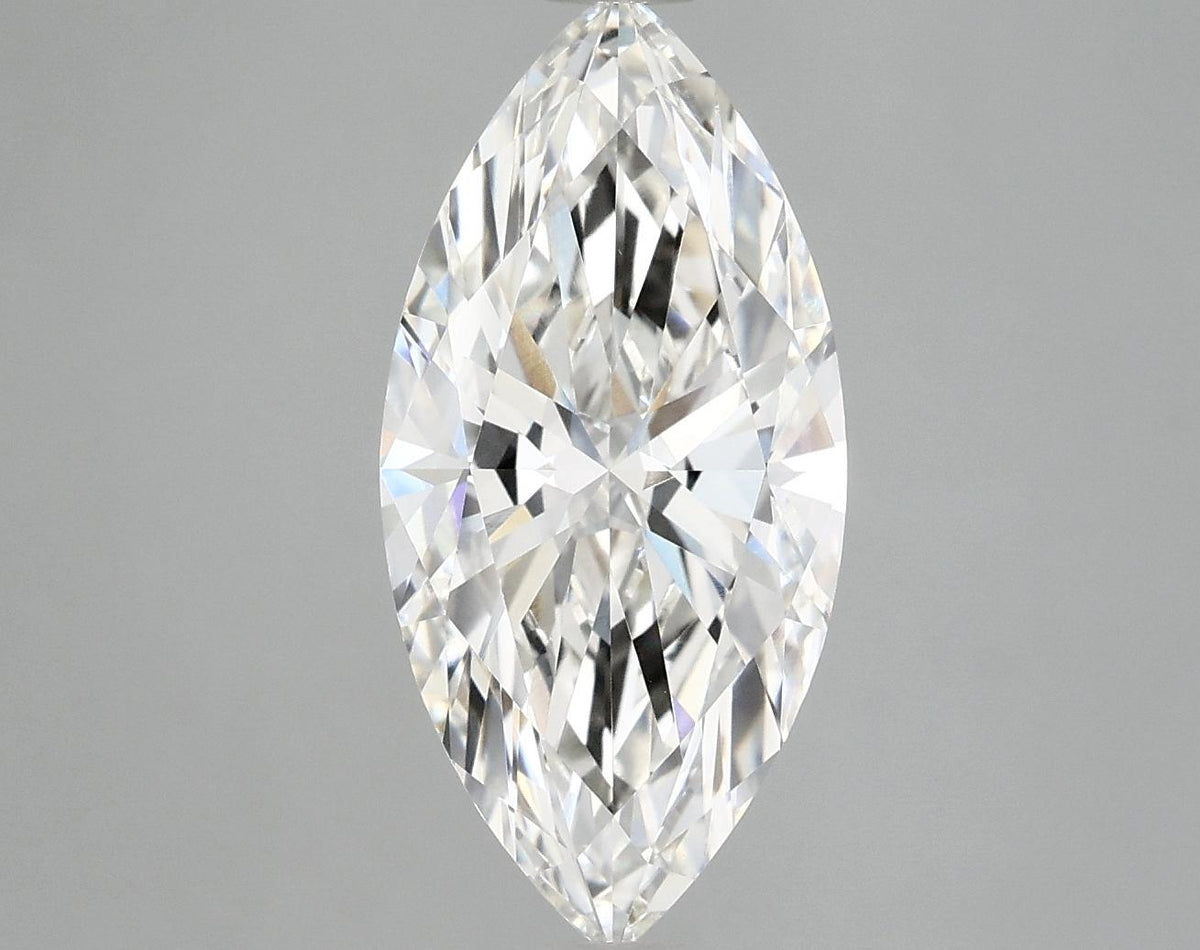 3.06 Carat Marquise Shaped Excellent Cut VVS2 IGI Certified Lab Grown Diamond