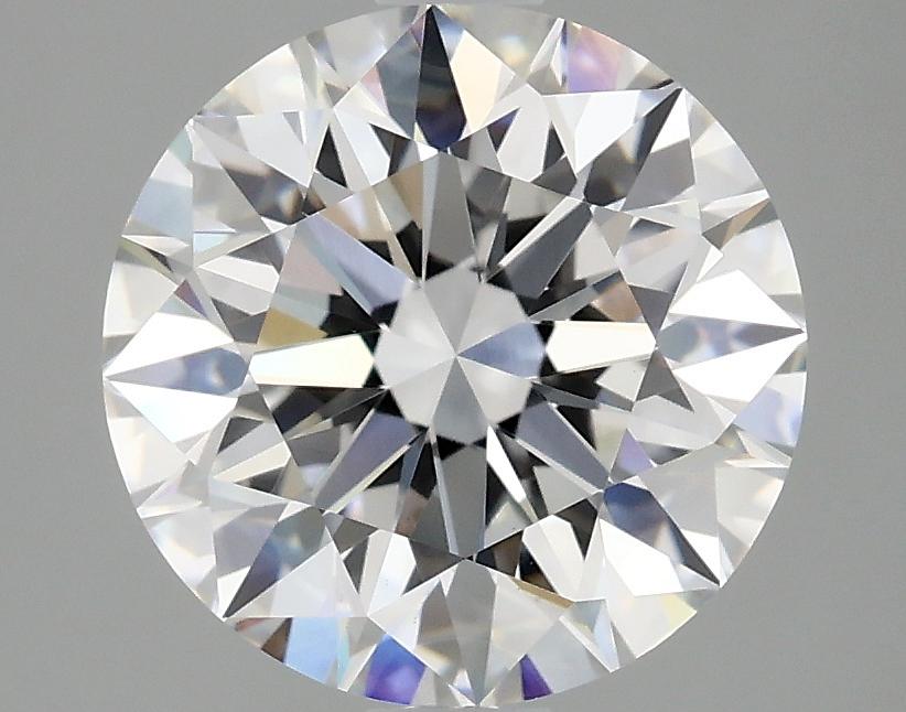 3.07 Carat Round Shaped Excellent Cut VVS2 IGI Certified Lab Grown Diamond