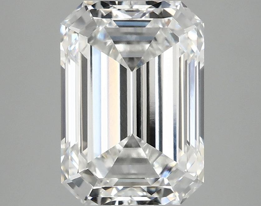 3.07 Carat Emerald Shaped Ideal Cut VVS2 IGI Certified Lab Grown Diamond