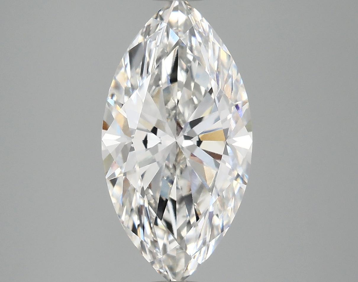 3.09 Carat Marquise Shaped Ideal Cut VVS2 IGI Certified Lab Grown Diamond
