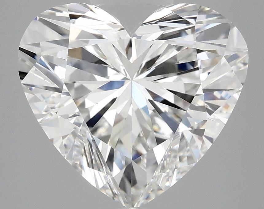 4.02 Carat Heart Shaped Ideal Cut VVS2 IGI Certified Lab Grown Diamond