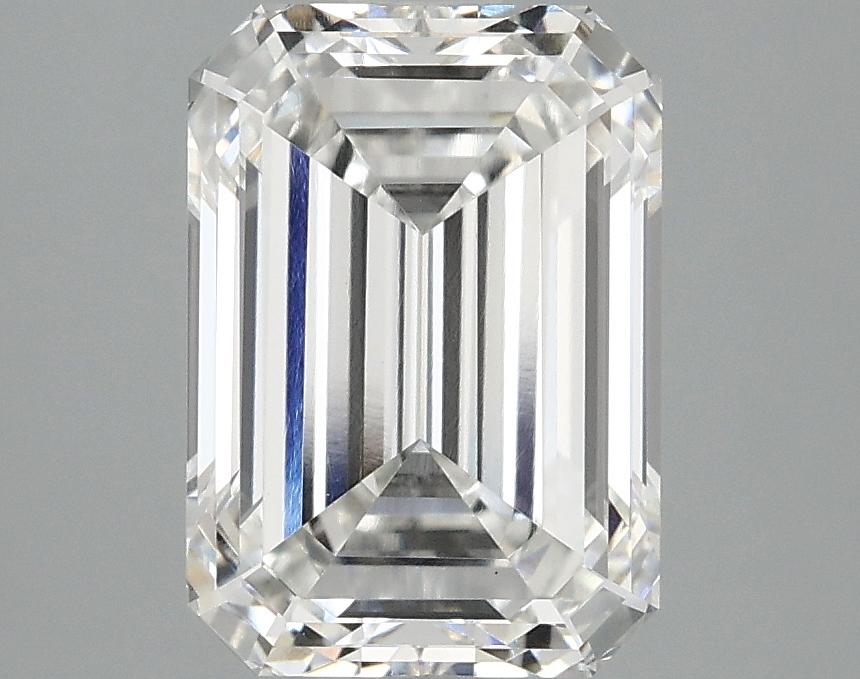2.99 Carat Emerald Shaped Ideal Cut VVS2 IGI Certified Lab Grown Diamond