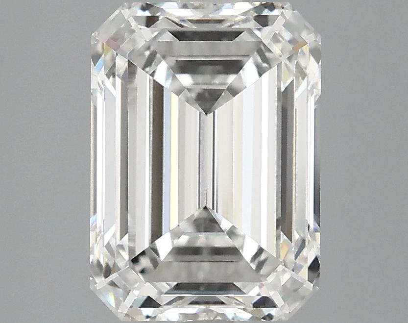 3.08 Carat Emerald Shaped Excellent Cut VVS2 IGI Certified Lab Grown Diamond