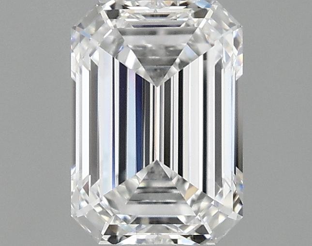 0.97 Carat Emerald Shaped Ideal Cut VVS2 IGI Certified Lab Grown Diamond