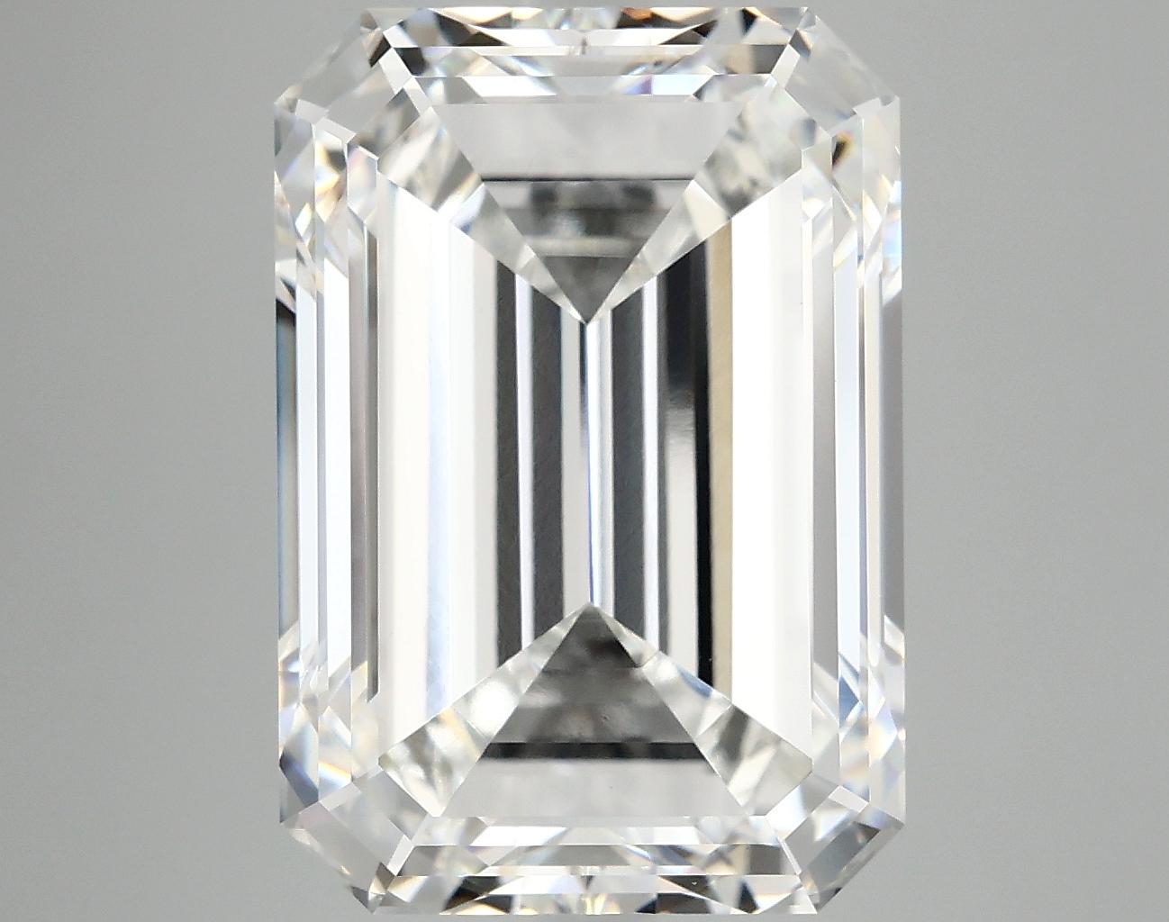 10.53 Carat Emerald Shaped Ideal Cut VVS2 IGI Certified Lab Grown Diamond