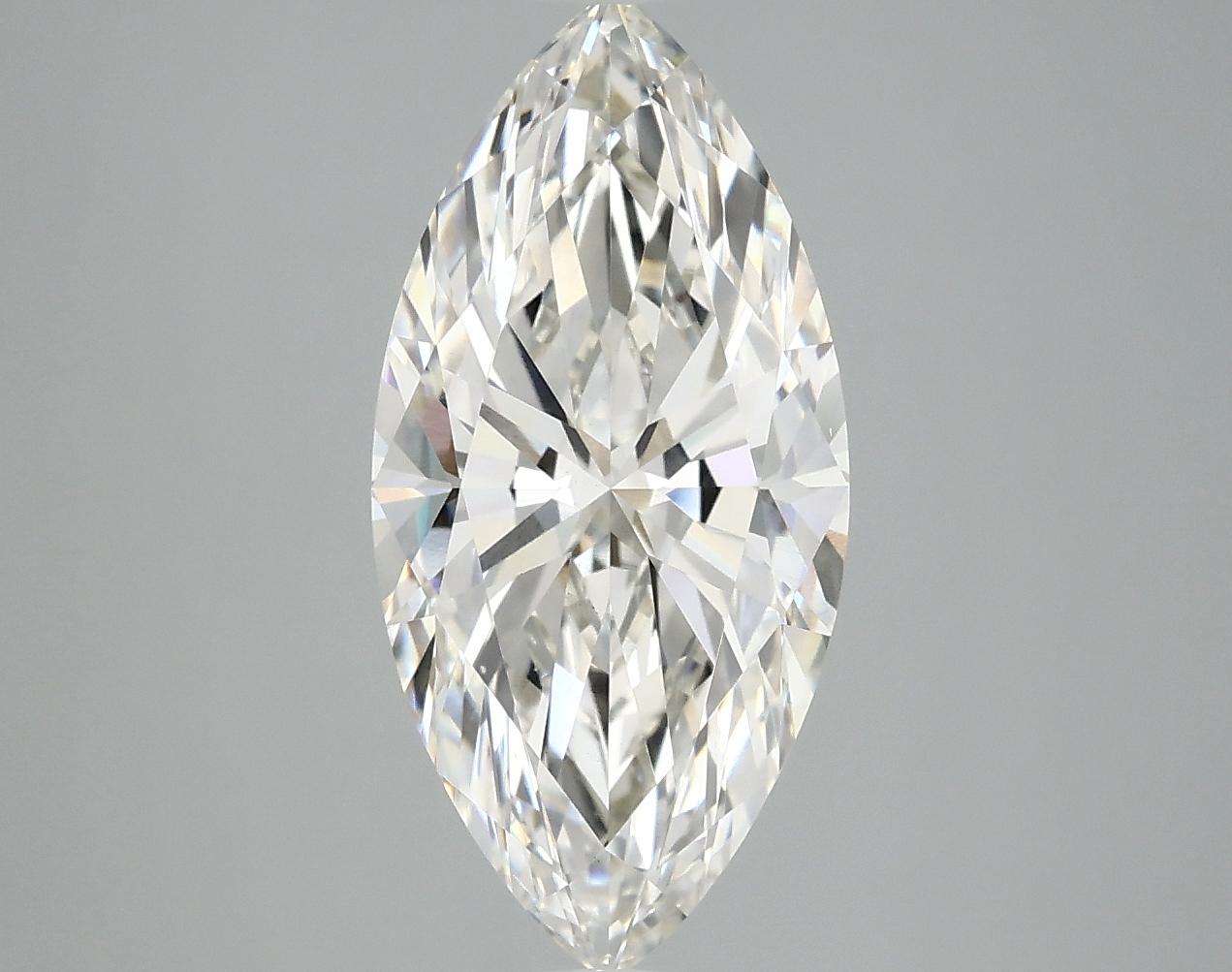3.04 Carat Marquise Shaped Excellent Cut VS1 IGI Certified Lab Grown Diamond