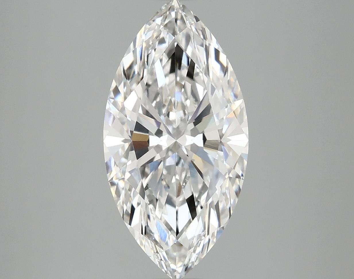 2.99 Carat Marquise Shaped Ideal Cut VVS2 IGI Certified Lab Grown Diamond
