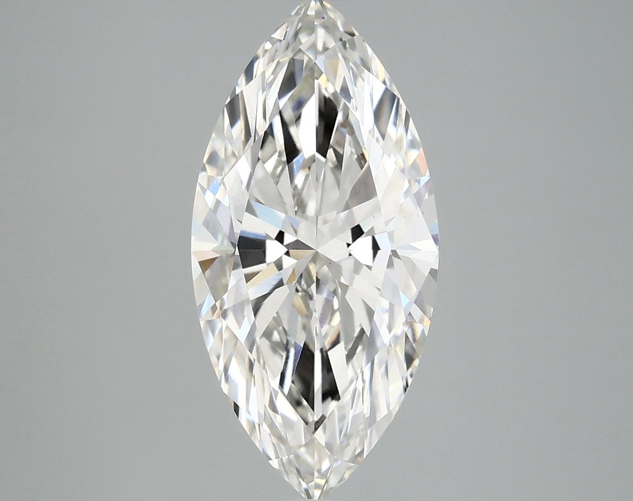 3.08 Carat Marquise Shaped Excellent Cut VS1 IGI Certified Lab Grown Diamond