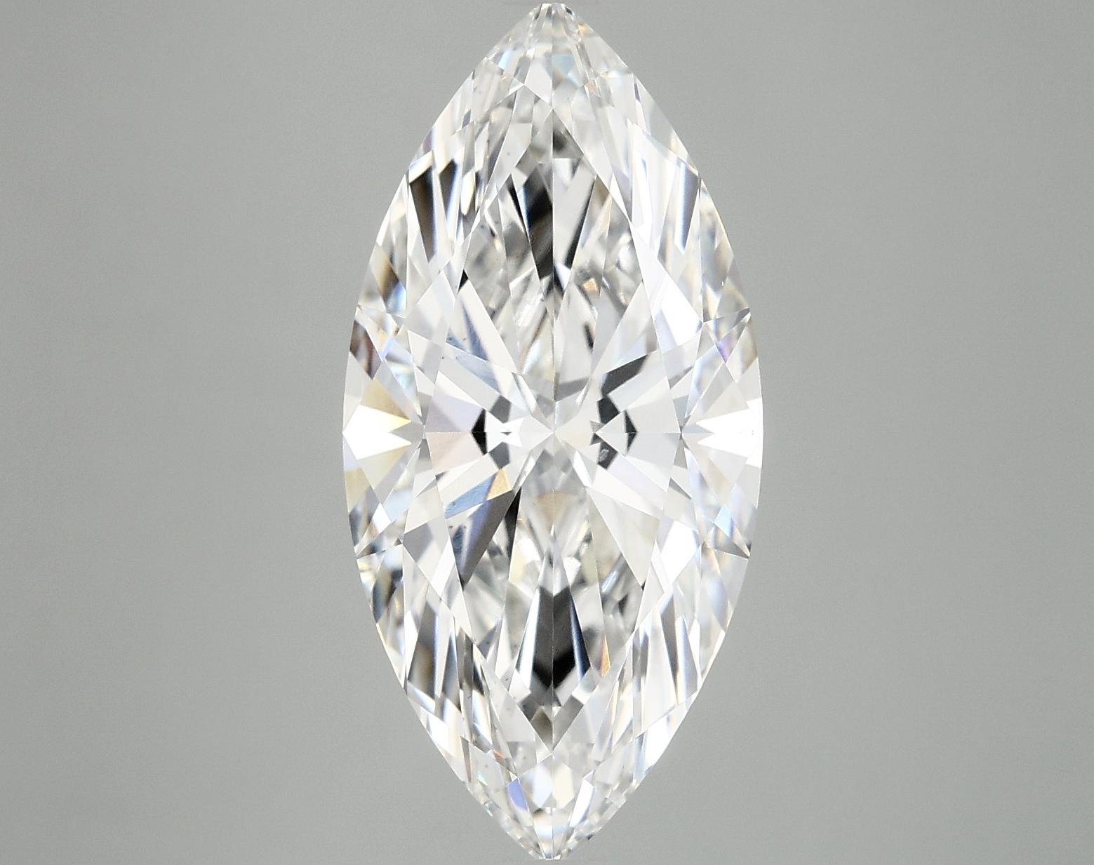 5.08 Carat Marquise Shaped Excellent Cut SI1 IGI Certified Lab Grown Diamond