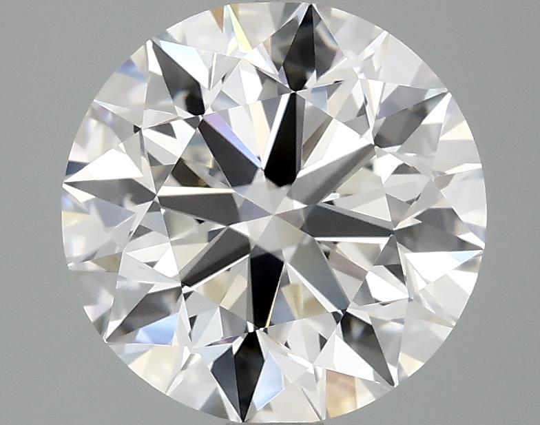 3.03 Carat Round Shaped Excellent Cut VVS2 IGI Certified Lab Grown Diamond