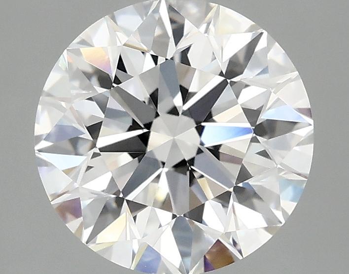 2.4 Carat Round Shaped Excellent Cut VVS2 IGI Certified Lab Grown Diamond
