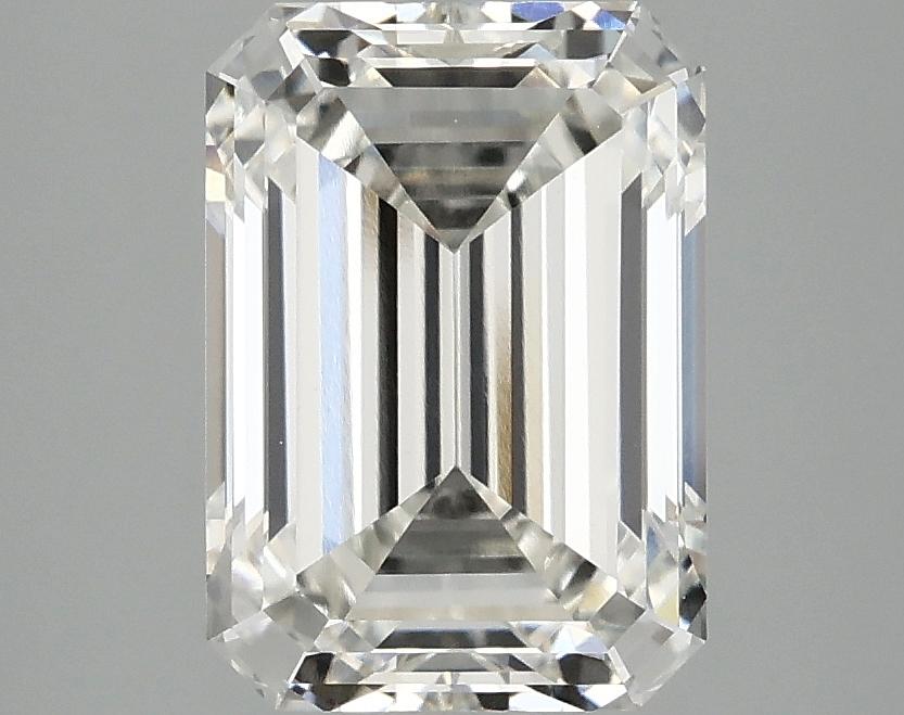 3.02 Carat Emerald Shaped Ideal Cut VVS2 IGI Certified Lab Grown Diamond