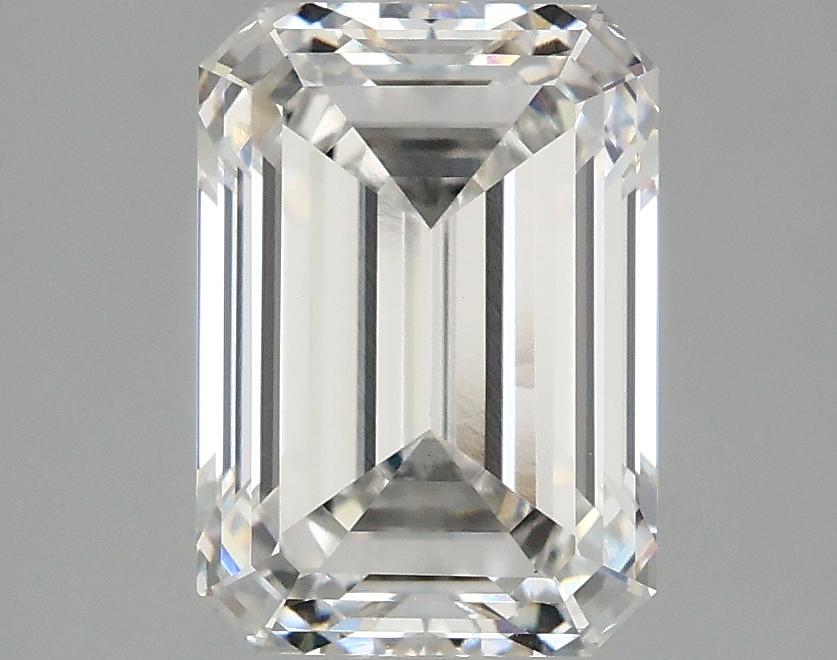 2.1 Carat Emerald Shaped Ideal Cut VVS2 IGI Certified Lab Grown Diamond