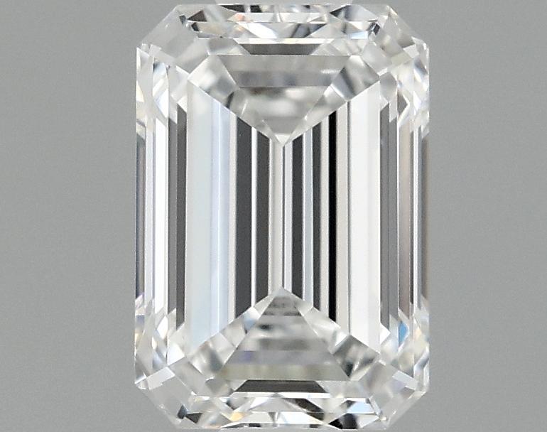 0.98 Carat Emerald Shaped Ideal Cut VVS2 IGI Certified Lab Grown Diamond