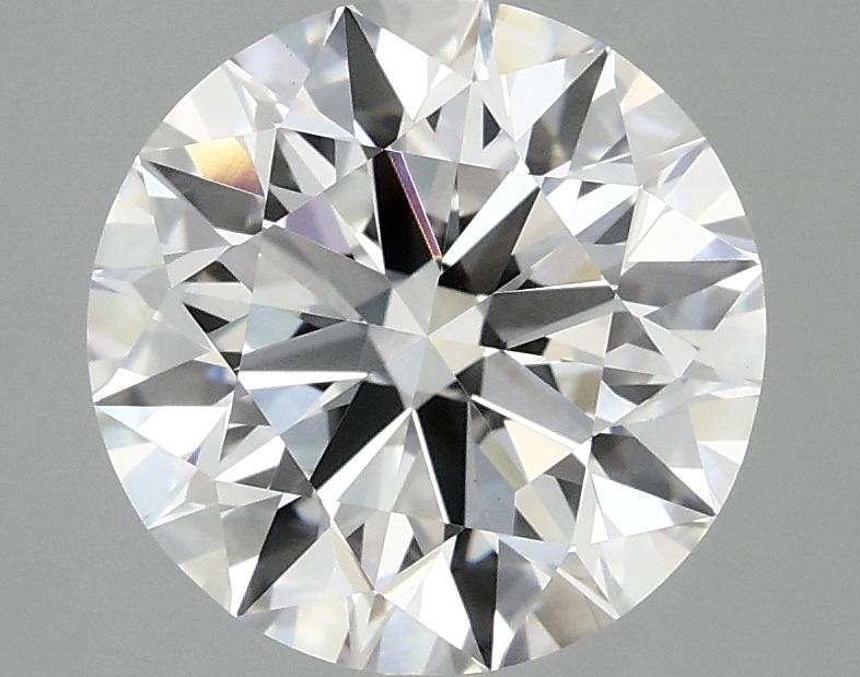 3.08 Carat Round Shaped Excellent Cut VVS2 IGI Certified Lab Grown Diamond