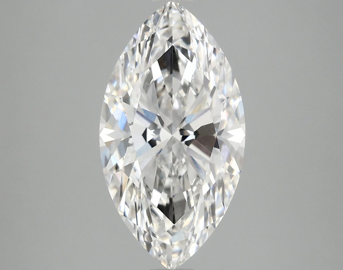 3.07 Carat Marquise Shaped Excellent Cut VVS2 IGI Certified Lab Grown Diamond