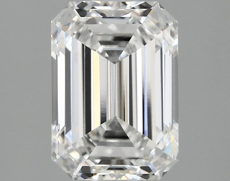 2.1 Carat Emerald Shaped Ideal Cut VVS2 IGI Certified Lab Grown Diamond
