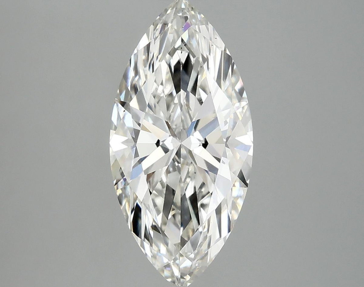 2.52 Carat Marquise Shaped Excellent Cut VS1 IGI Certified Lab Grown Diamond