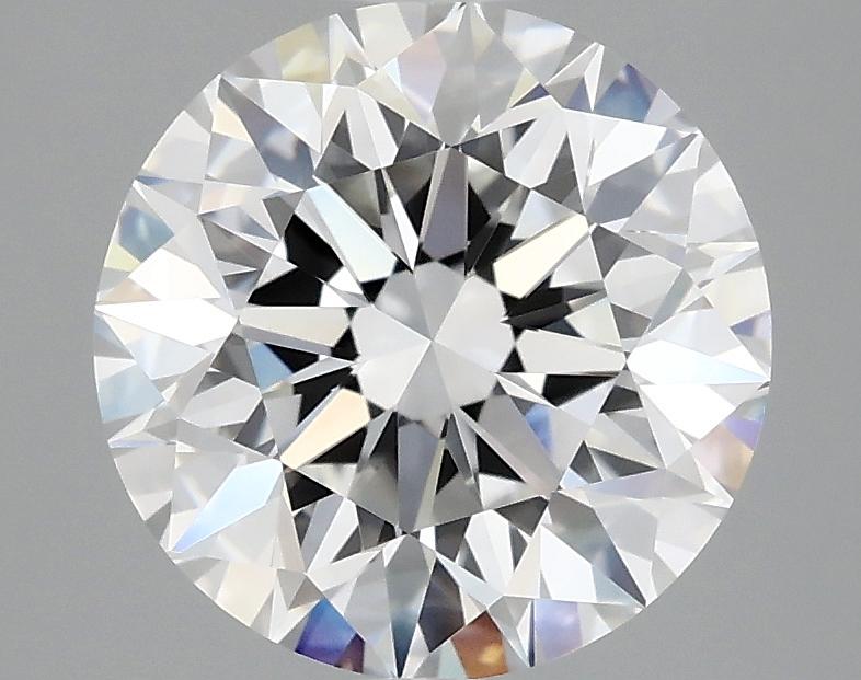 3.07 Carat Round Shaped Excellent Cut VVS2 IGI Certified Lab Grown Diamond