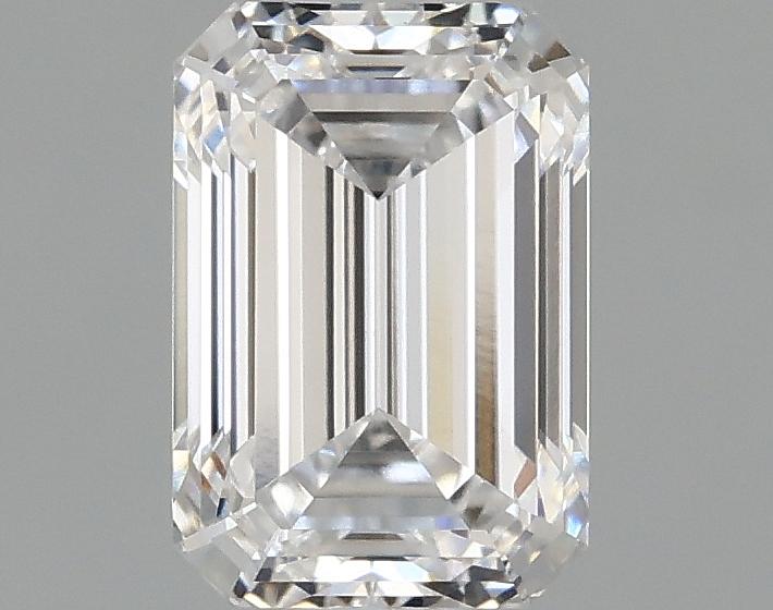 0.98 Carat Emerald Shaped Ideal Cut VVS2 IGI Certified Lab Grown Diamond