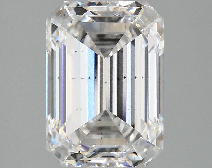 3.05 Carat Emerald Shaped Ideal Cut SI1 IGI Certified Lab Grown Diamond