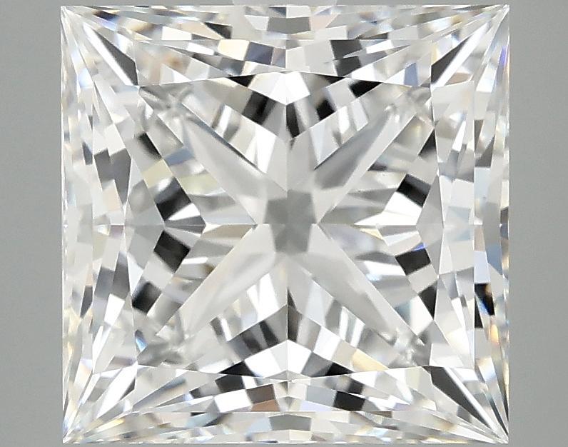 4.56 Carat Princess Shaped Ideal Cut VVS2 IGI Certified Lab Grown Diamond