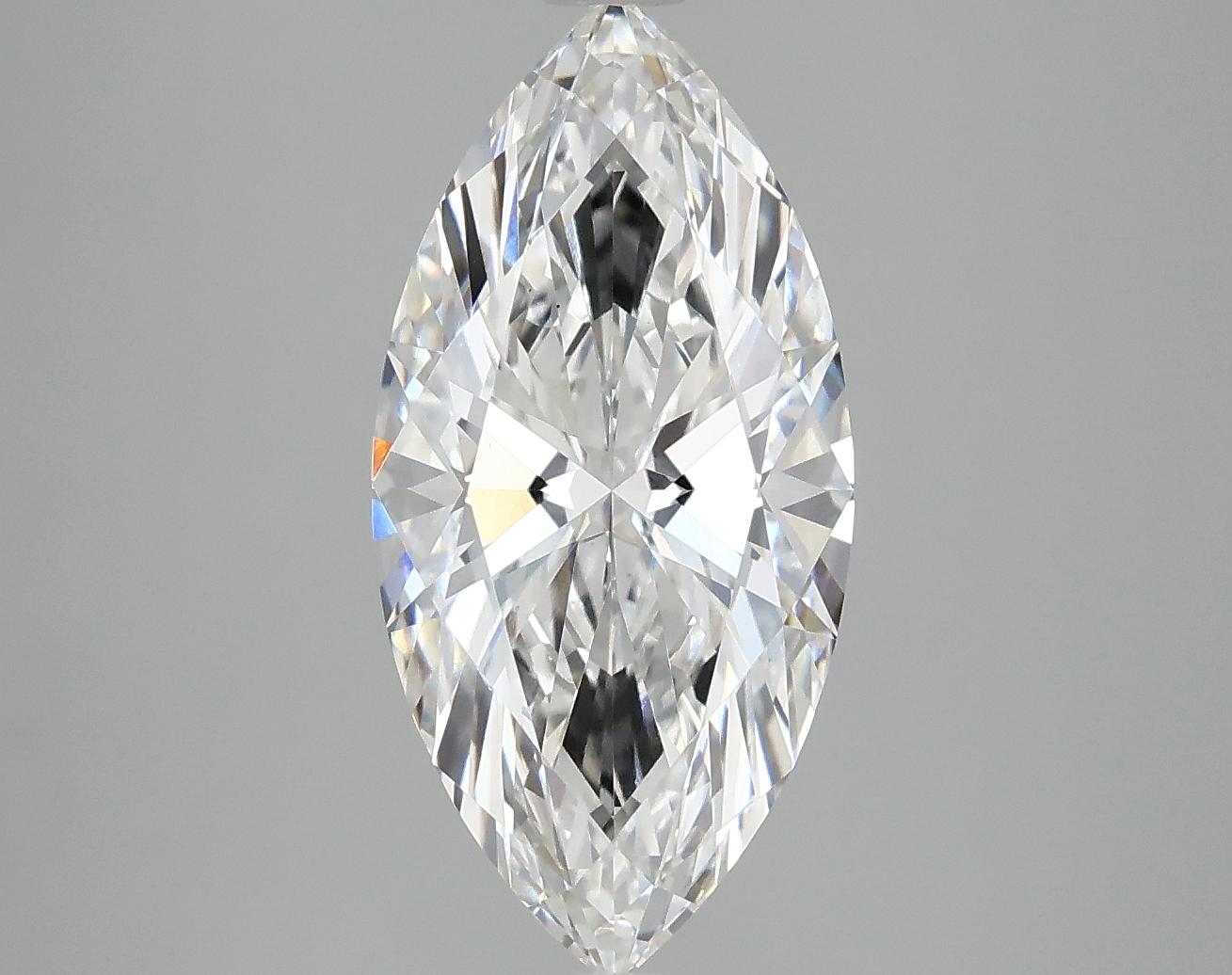 3.07 Carat Marquise Shaped Excellent Cut VS1 IGI Certified Lab Grown Diamond