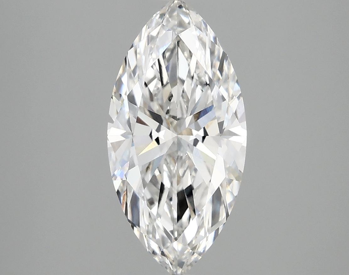 2.0 Carat Marquise Shaped Ideal Cut VVS2 IGI Certified Lab Grown Diamond