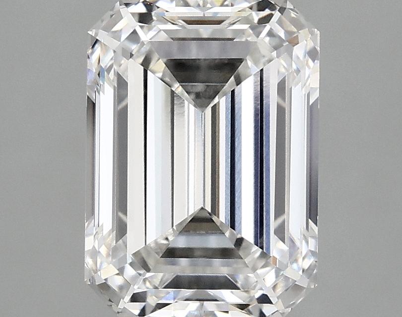 3.08 Carat Emerald Shaped Excellent Cut VVS2 IGI Certified Lab Grown Diamond