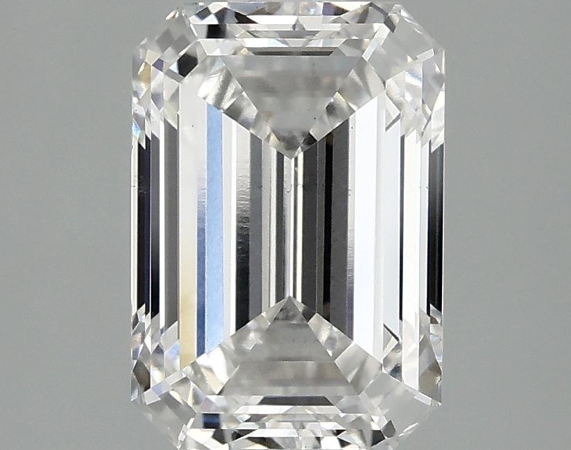 2.54 Carat Emerald Shaped Ideal Cut VS2 IGI Certified Lab Grown Diamond