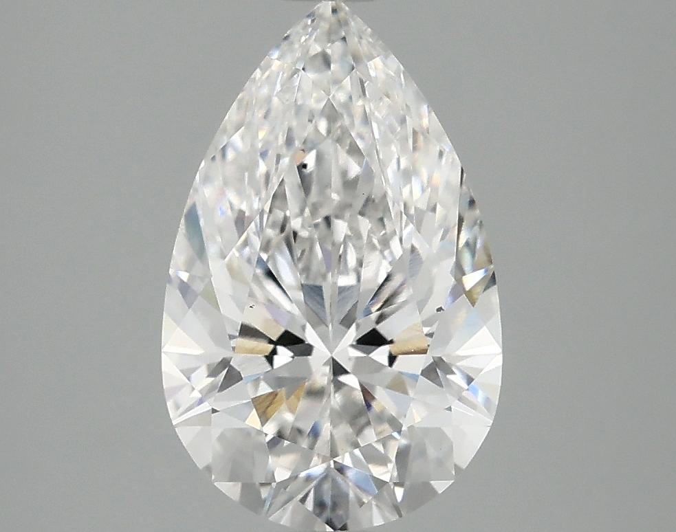 2.56 Carat Pear Shaped Ideal Cut VS2 IGI Certified Lab Grown Diamond