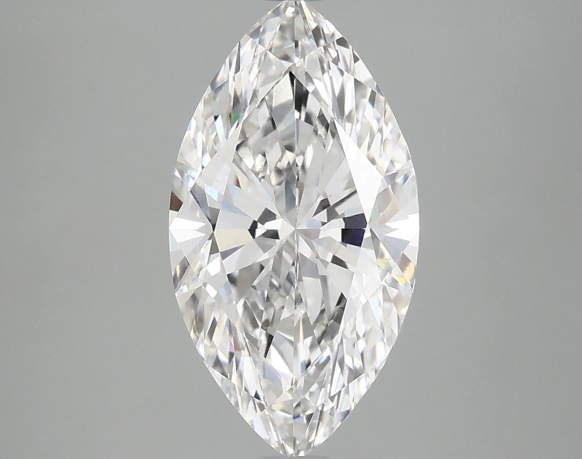 2.87 Carat Marquise Shaped Excellent Cut VVS2 IGI Certified Lab Grown Diamond