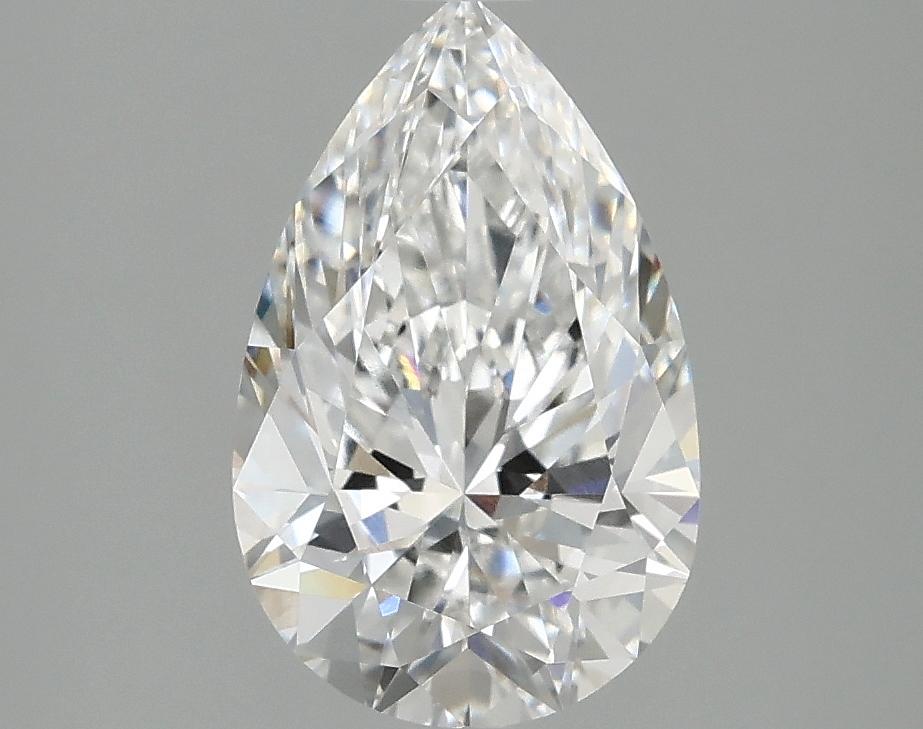 2.05 Carat Pear Shaped Ideal Cut VVS2 IGI Certified Lab Grown Diamond